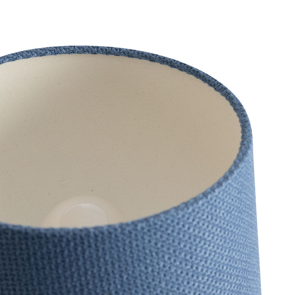 GAJA table lamp blue, beige base