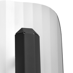 Wall lamp APOLIN 65 cm, black and white