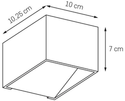 Wall lamp MISTIF white