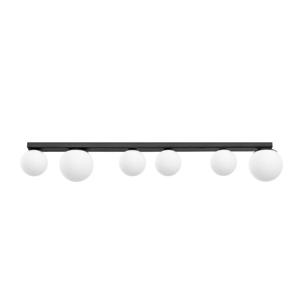 GIGI six-point ceiling lamp black, 110 cm