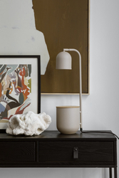 BOTANICA WOOD beige desk lamp