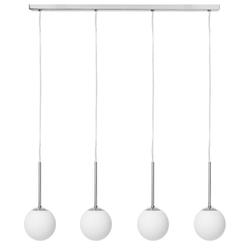 LAMIA LISTWA 4 KASPA chrome pendant lamp, Kaspa