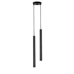 ROLL 2 two-point pendant lamp black