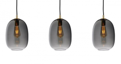 ONYX 3 three-point pendant lamp on a bar