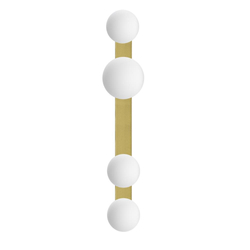 GIGI brass four-point ceiling lamp, 75 cm
