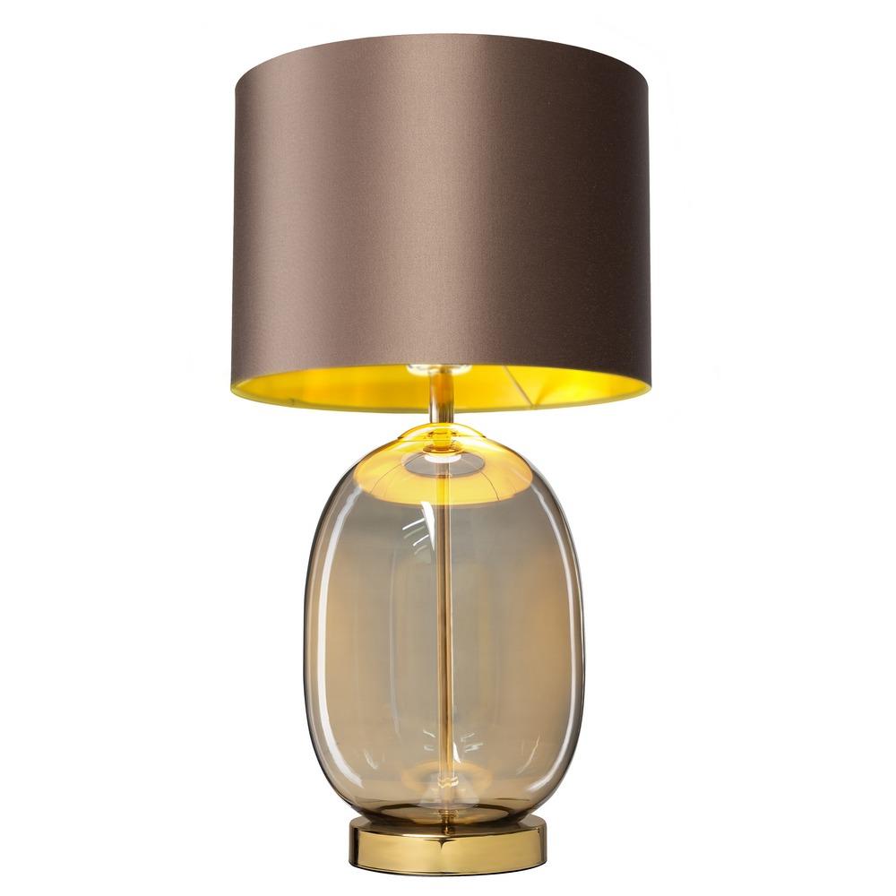 SALVADOR table lamp brown, gold finish