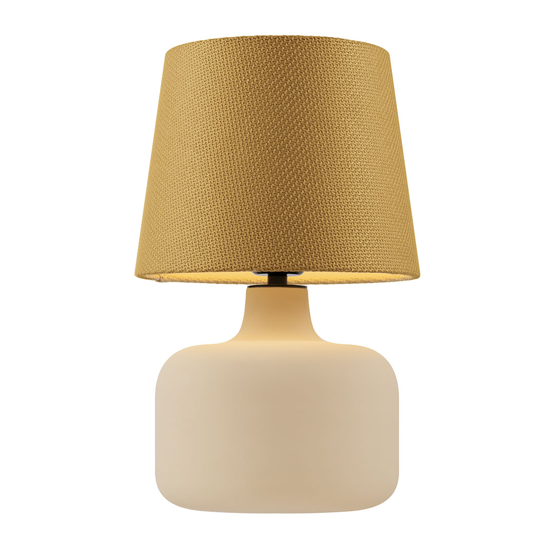 GAJA table lamp mustard, beige base