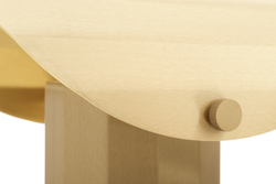 Настільна лампа APOLIN 30 см, матова латунь