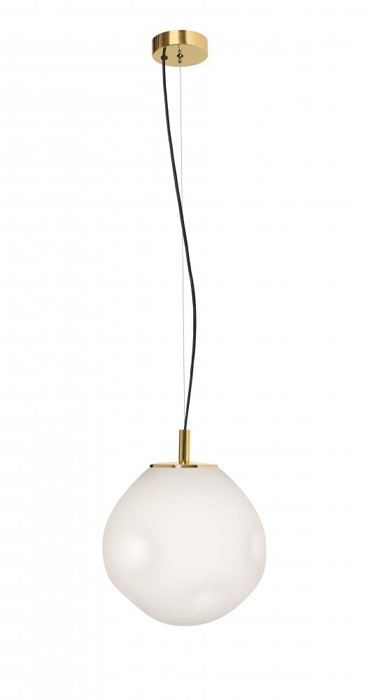 CLOE S gold pendant lamp, 25 cm