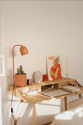 Теракотова настільна лампа BOTANICA WOOD