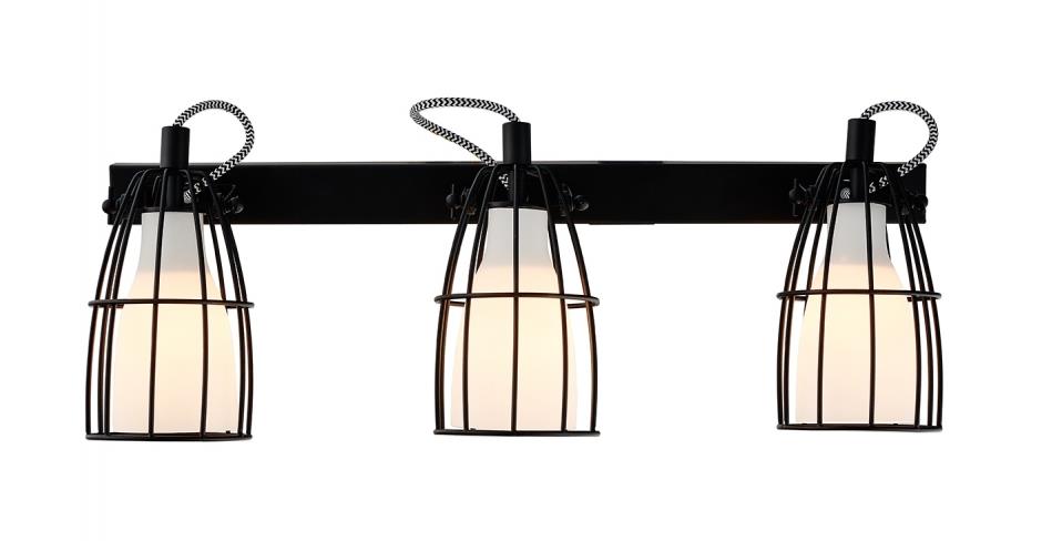 Настінний світильник FRAME 3 чорний