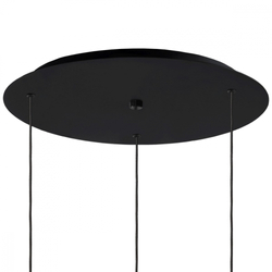 Lampa wisząca trzypunktowa AVIA BLACK 3 przydymiona