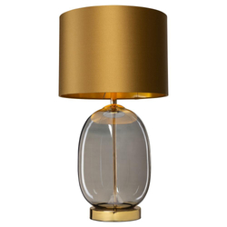 Lampa stołowa glamour SALVADOR KASPA stare złoto, Kaspa