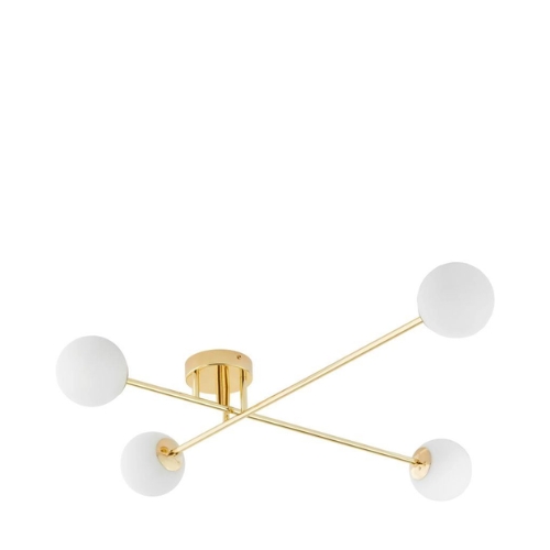 Lampa sufitowa ASTRA 4 złota