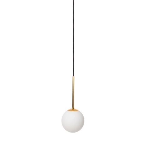 Lampa wisząca LAMIA złoty, czarny przewód